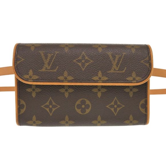 Louis Vuitton Pochette Florentine Monogram M51855 Strap M Size Waist Bag 0539... - Picture 1 of 9